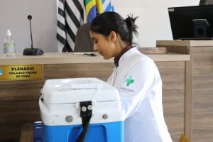 Câmara Municipal participa de mobilização pela vacinação contra a gripe
