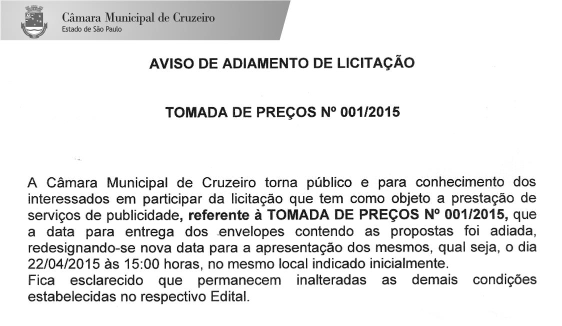 CANCELAMENTO