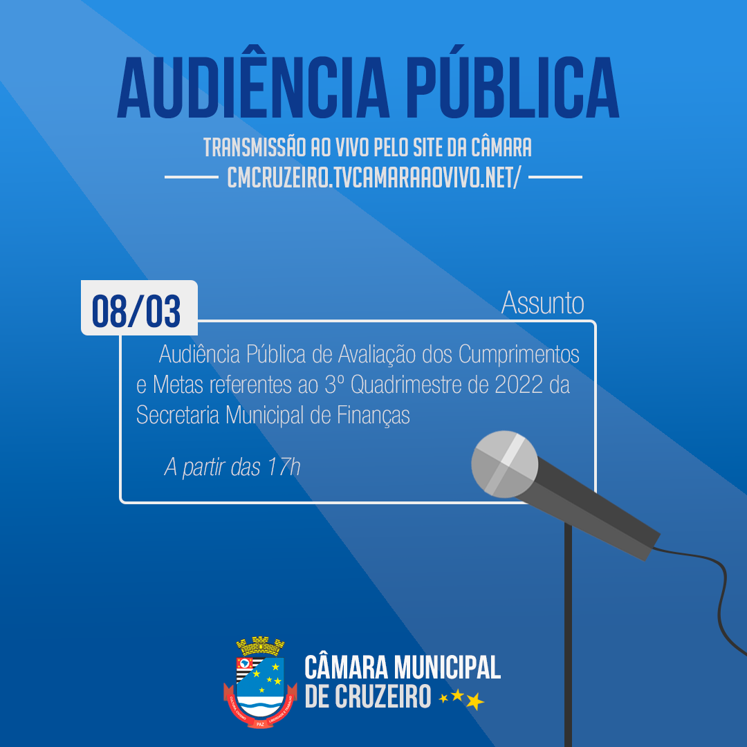 audiencia publica 8 março