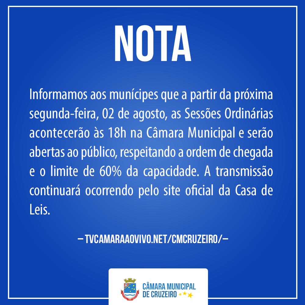 reabertura sessão